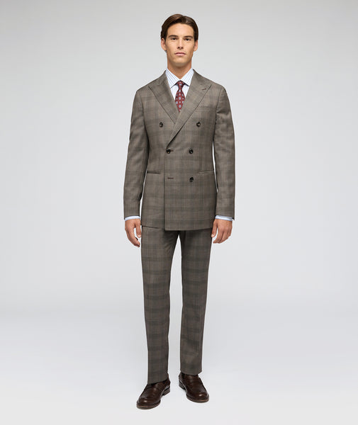 Abito Principe di Galles canna di fucile e azzurro