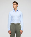 Light Blue End-on-end Shirt