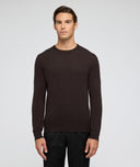 Pull en cachemire marron