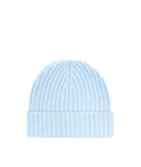 Bonnet en cachemire bleu clair