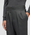 Costume Sur Mesure pour Homme gris en twill de laine