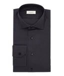 Chemise de cérémonie en coton noire