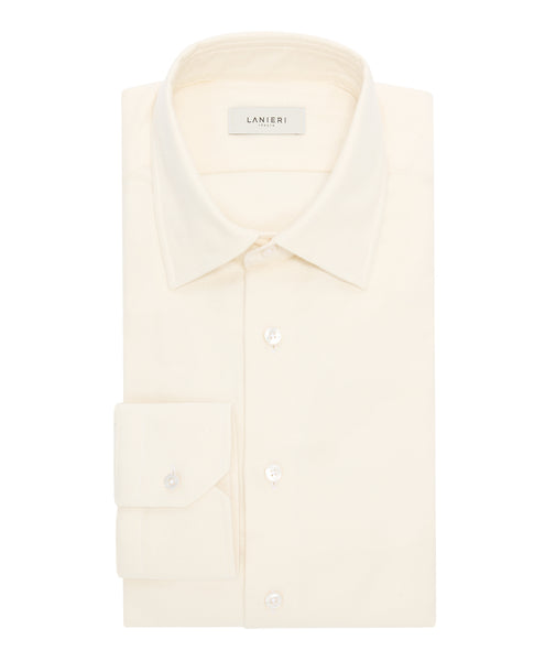 Chemise Flanelle Coton Blanc