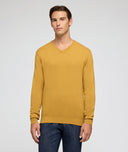 Pull en cachemire ocre