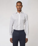 Camisa blanca de lino puro
