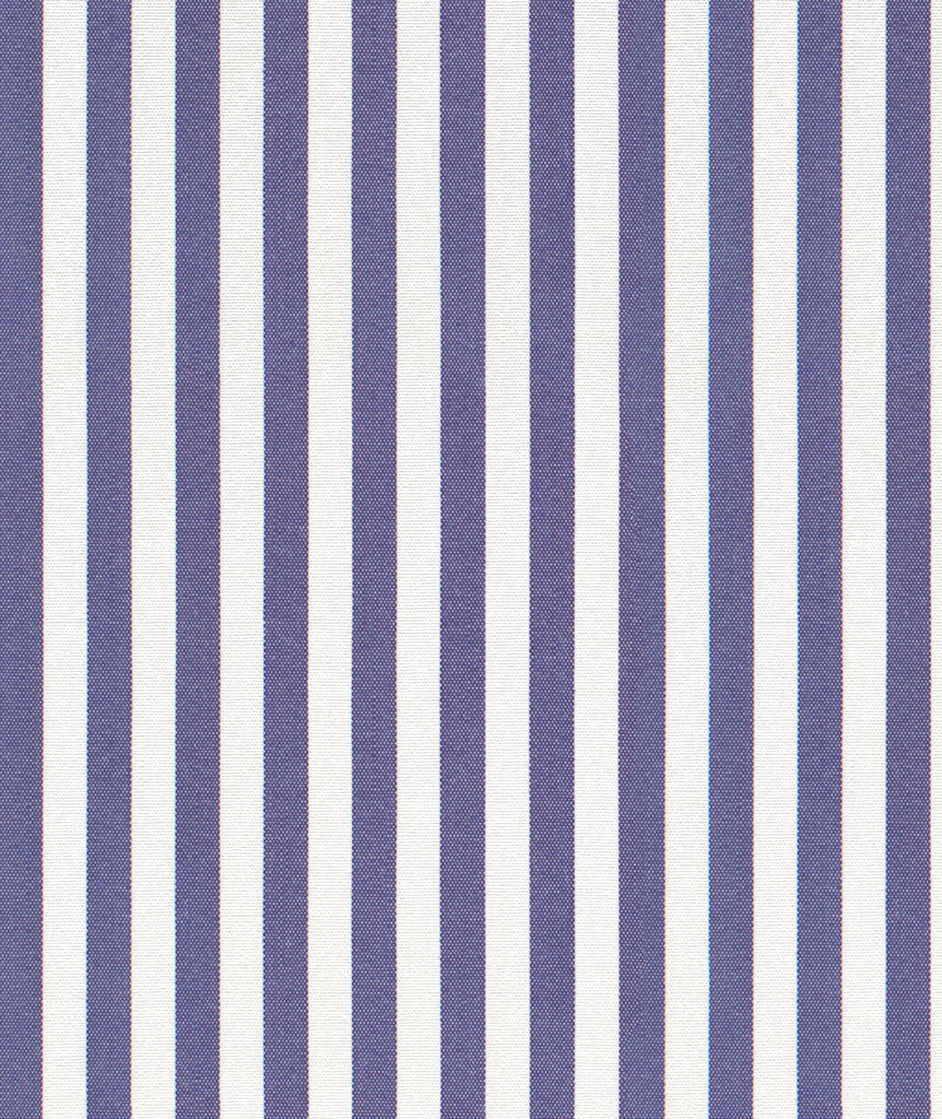 A righe blu in cotone